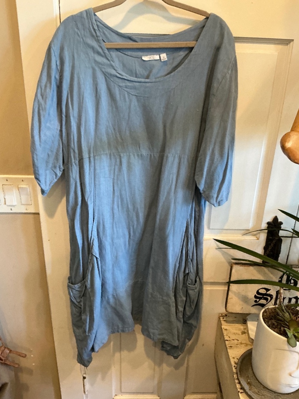 Kaktus Italian linen dress in excellent condition!  Plus size 3x